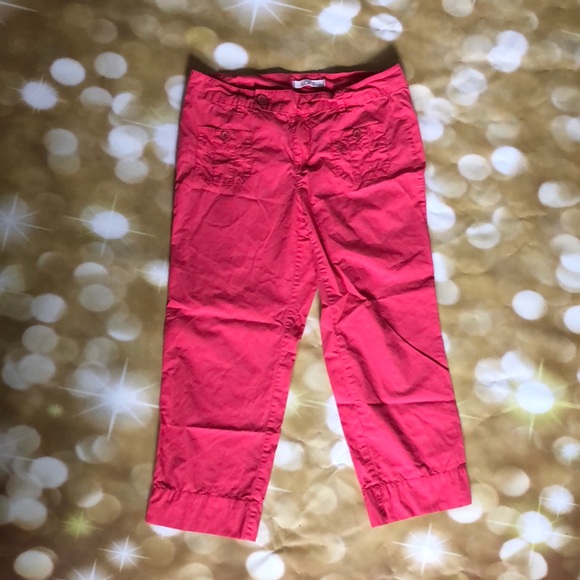Ann Taylor Loft pants in coral - Picture 1 of 4